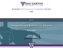 Tablet Screenshot of daxlegal.com